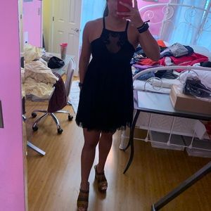 Free People Lace Detail Dress